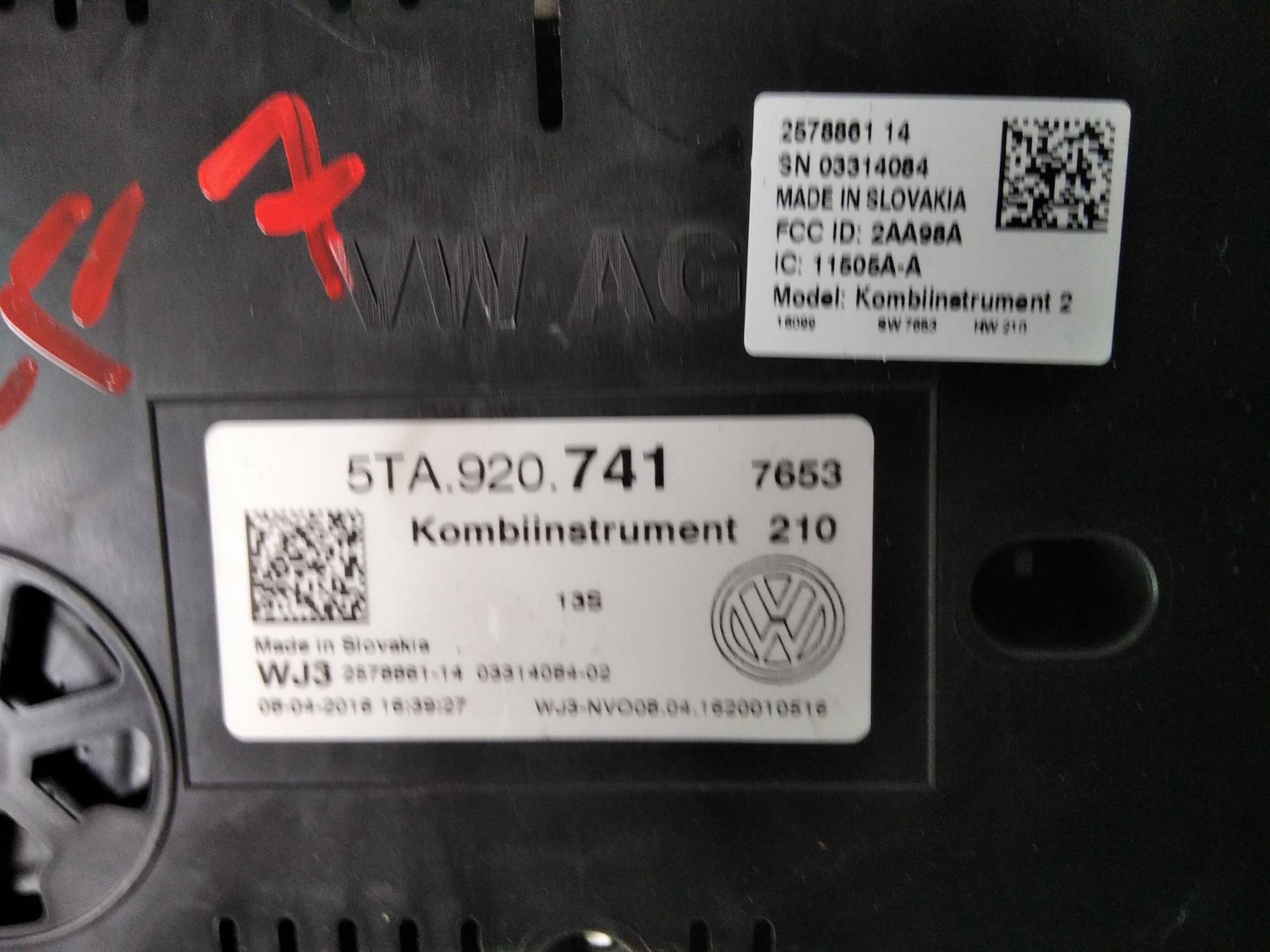 Quadro strumenti compl.